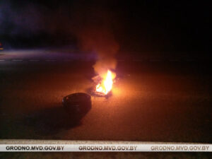 У Слонімскім раёне палілі покрыўкі