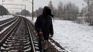 У Ашмянах затрымалі мужчыну, які пашкодзіў чыгуначнае палатно