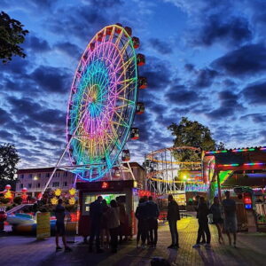 От колеса обозрения до гигантского торгового центра. Что открыли в Гродно в 2020 году? колесо обозрения парк жилибера Фото: Кристина Томашева, instagram.com/tomasheva_xtina