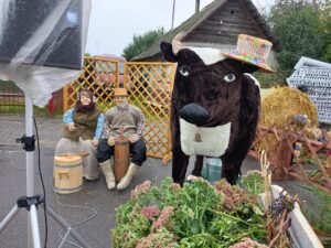 Рыбалка ў фантане, капусны боўлінг і “Цукровыя гульні”: цікавыя моманты з Дажынак у Скідзелі