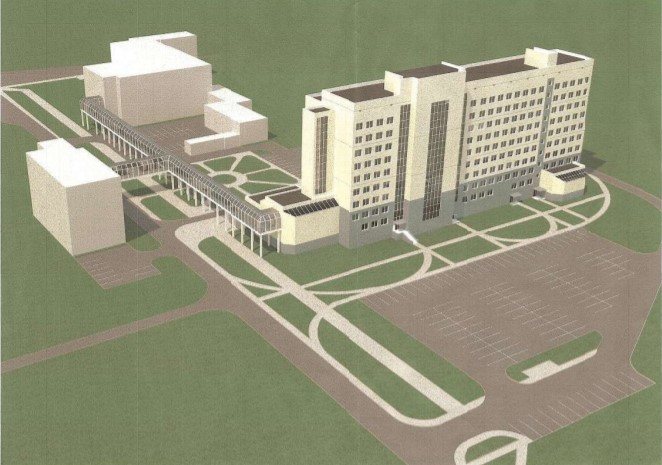 В Гродно хотят построить для медуниверситета новый большой корпус. Вот как он будет выглядеть