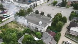 У Гродне гарыць былы басейн “Лазурны” (абноўлена)