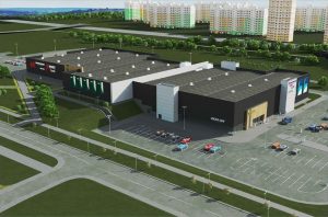 Стала вядома, як будзе выглядаць новы гандлёвы цэнтр у Грандзічах