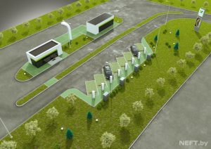 У Гродне з’явяцца звышхуткія зарадкі для электракараў: аўто зарадзіцца хутчэй, чым паспееш кавы папіць