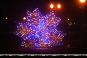 новый год иллюминация гродно