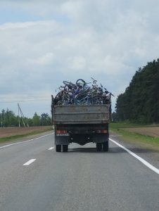 Ровары ў грузавіку