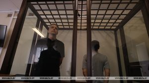 У Гродне судзяць поўнага цёзку затрыманага дырэктара ААТ "АГАТ - сістэмы кіравання" Павел Мажэйка і Юлія Юргілевіч у Гродзенскім абласным судзе