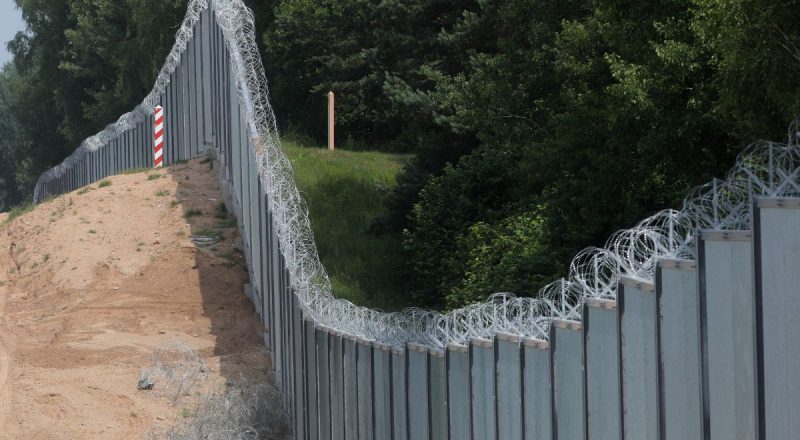 польско-белорусская граница - забор, польска-беларуская мяжа, мігранты