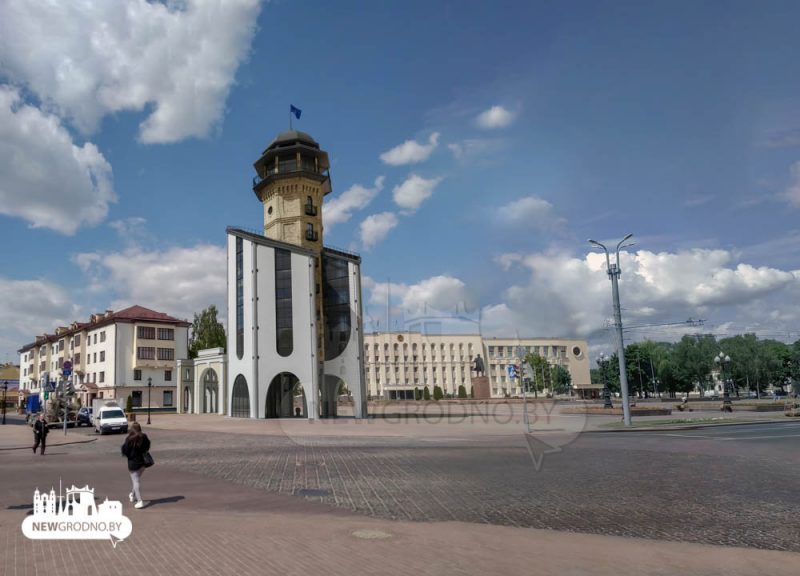 Башня, аркады и расширенный исполком: архитекторы предложили центру Гродно очень постмодернистскую застройку