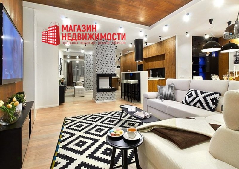 Зоны ў кватэры ў цэнтры