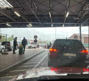 У пункце пропуску "Цярэспаль"