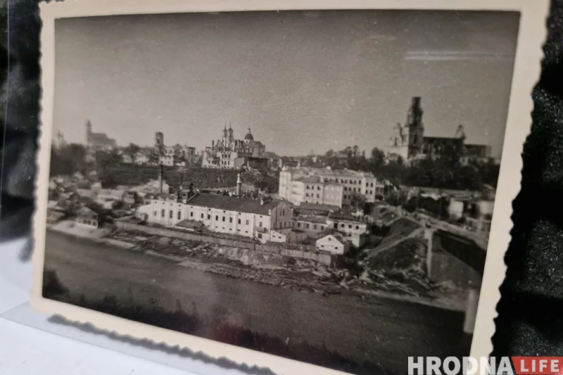 Панарама горада Гродна ў 1941 годзе. Фотаздымак з калекцыі Руслана Кулевіча