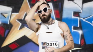 Дзіма Дзюк на шоу "Mam Talent" на польскім тэлеканале TVN. Фота: TVN