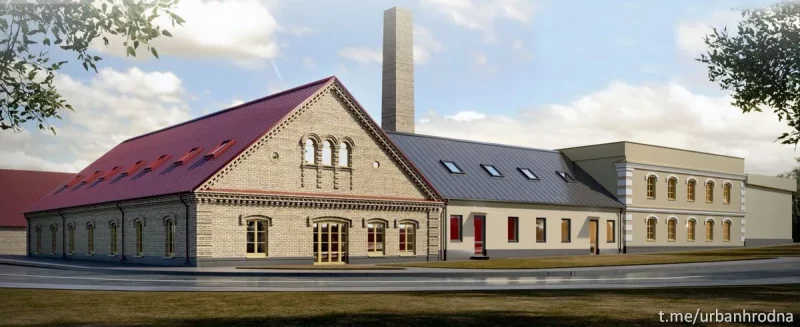 У цэнтры Гродна рэканструююць закінуты завод XIX ст. Што там зробяць? Праект рэканструкцыі кафлярняў