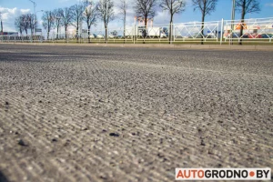 Фрэзераванне асфальта ў Гродне