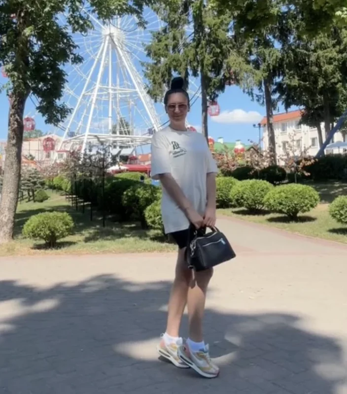 Кацярына ў Гродне. Скрыншот Hrodna.life з TikTok
