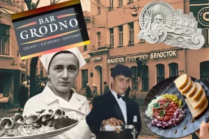 Рестораны «Белосток» в Гродно и «Grodno» в Белостоке - юбилей 50 лет. Они открылись в 1974 году. Коллаж Hrodna.life