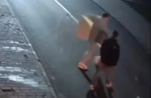 Камеры крамы зафіксавалі момант знікнення "торта". Крыніца: УУС Гродзенскага аблвыканкама