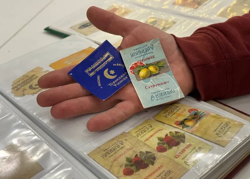 Калекцыя абгортак Матэвуша Рыдзеўскага. Фота: MOST