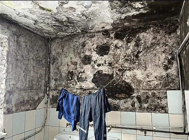 Гродзенец паказаў у TikTok інтэрнат на Гогаля. Фота жахаюць Гогаля, 6. Скрыншот Hrodna.life відэа TikTok user80ziz93w1o