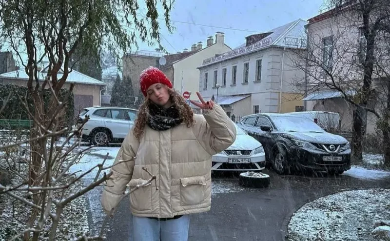 Лізавета ў Гродне. Фота: Instagram-акаўнт расіянкі