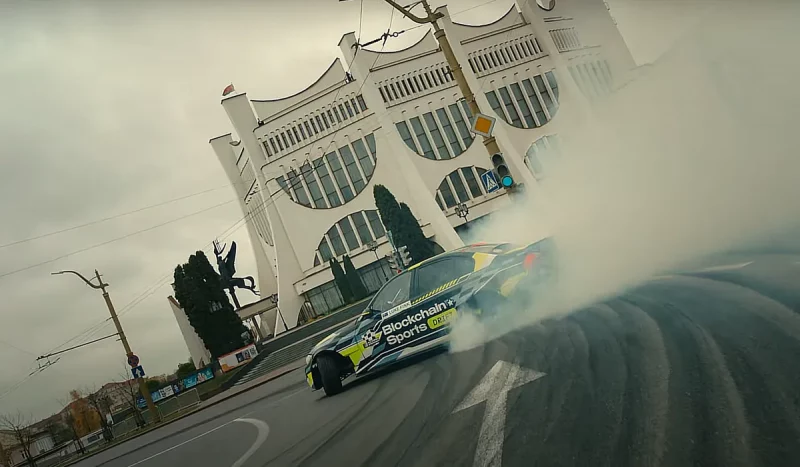 Дрыфт ў цэнтры Гродна