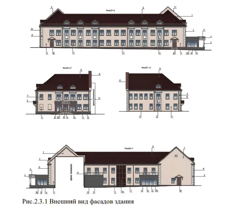 Здание центра "Прамень"