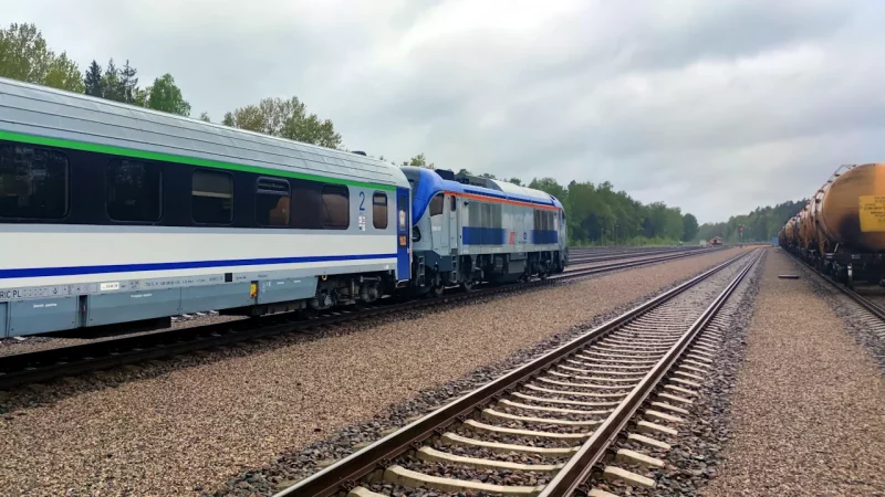 Польскі цягнік PKP Intercity. Фота: Hrodna.life
