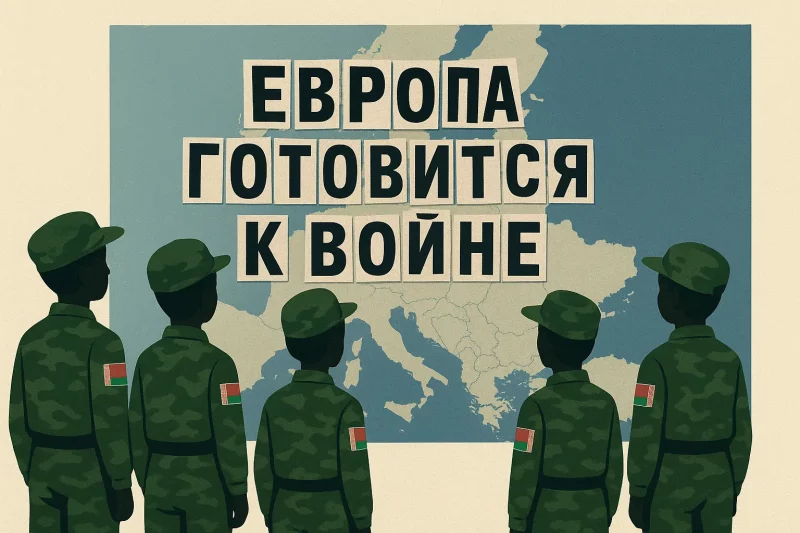Чужыя рыхтуюцца да вайны, свае — да спаборніцтваў: як працуе дэзынфармацыя па-гродзенску Падлеткі ў ваеннай форме перад мапай