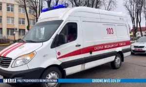 У Гродне аштрафавалі двух кіроўцаў — не саступілі дарогу хуткай скорая