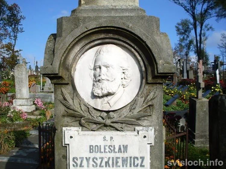 Памятник на могиле Болеслава Шишкевича. Фото: svisgaz.by