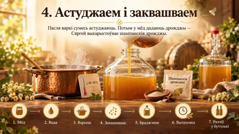 «Адзін і той жа рэцэпт паўтарыць немагчыма». Як гродзенец займаецца мёдаварэннем у Польшчы, дзе гэта - культурны здабытак